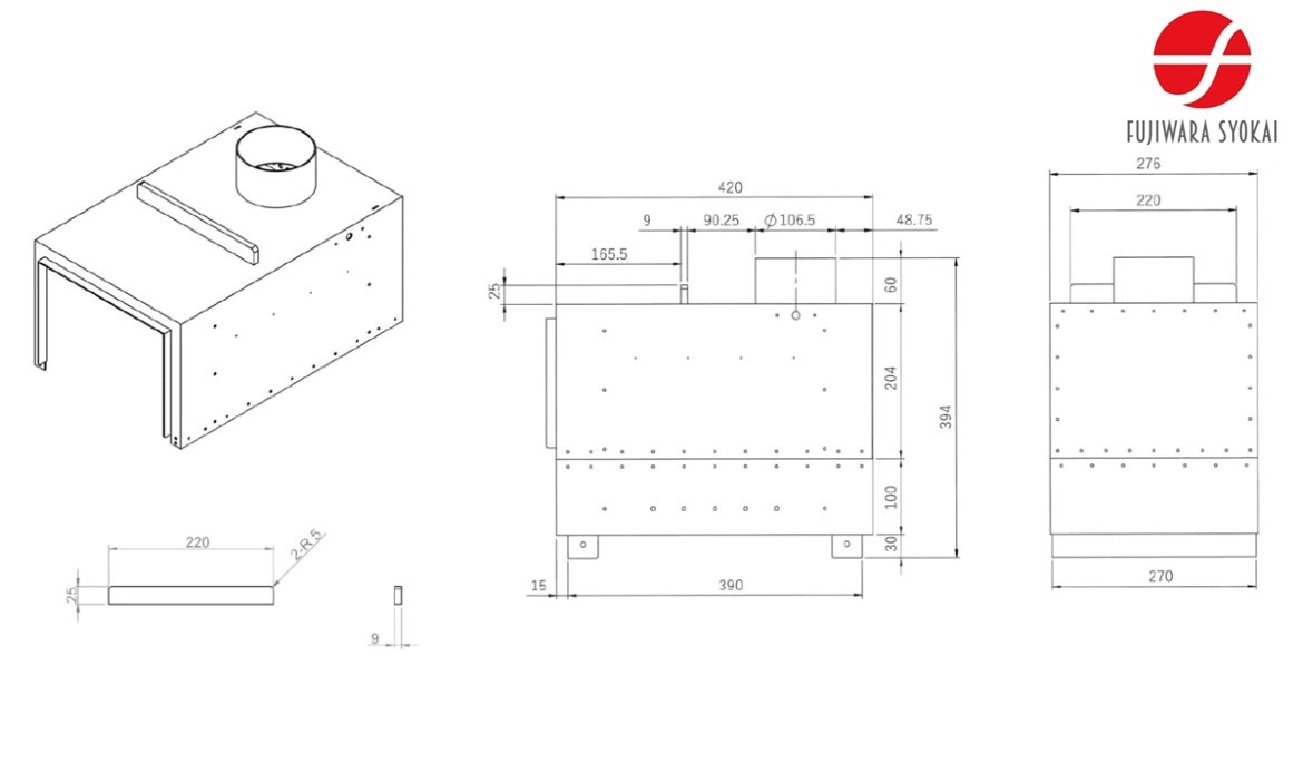 I am Sauna　テントサウナ用国産薪ストーブ　tanzawa2（単品）