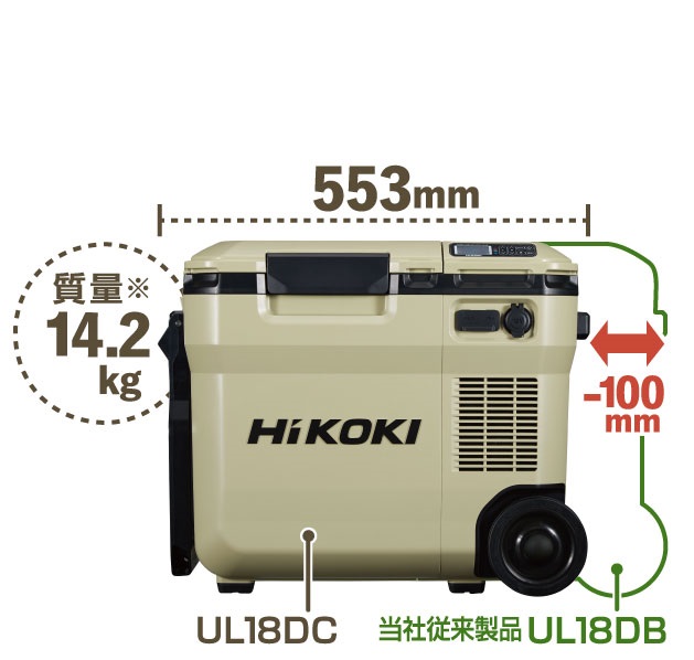 HiKOKI ハイコーキ 18V コードレス冷温庫 UL18DC(NMB)