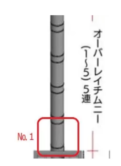 I am Sauna　tanzawa2交換用煙突オーバーレイチムニー（No.1最下部1本）