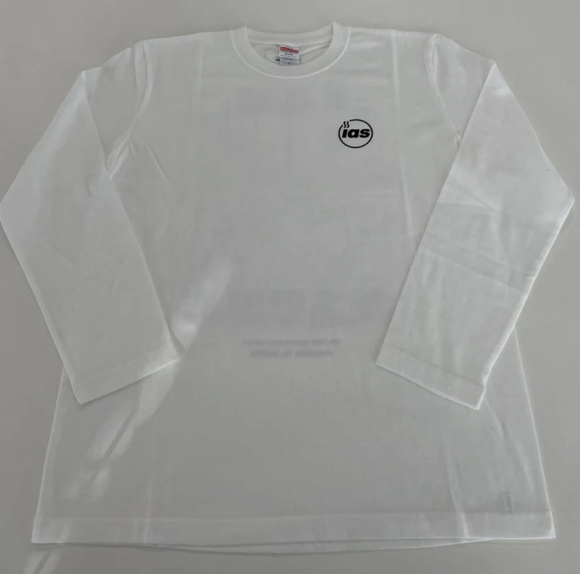 I am Sauna　ドライシルキータッチ 長袖 Tシャツ (NEPPA) WHT