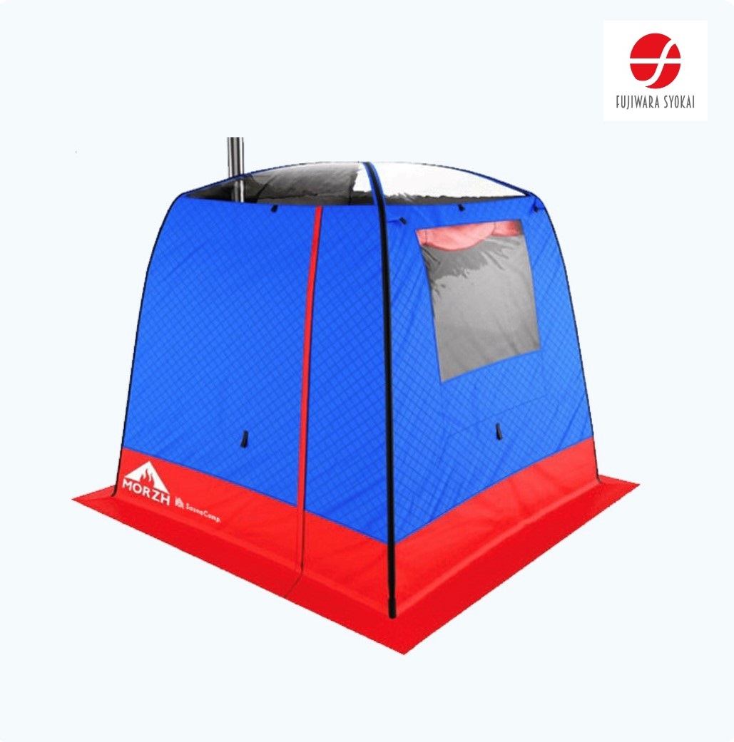 3層式テントサウナ　MORZH SKY（モルジュ スカイ）Blue-Red（STOVE2.0）