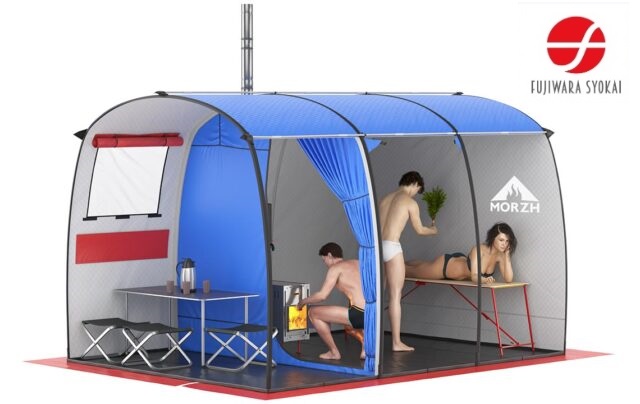 3層式テントサウナ　MORZH MAX（モルジュ マックス）Tricolor（STOVE2.0）