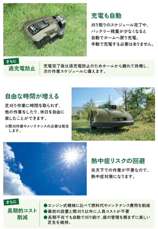 PLOW　プラウ　ロボット芝刈機　AGC210