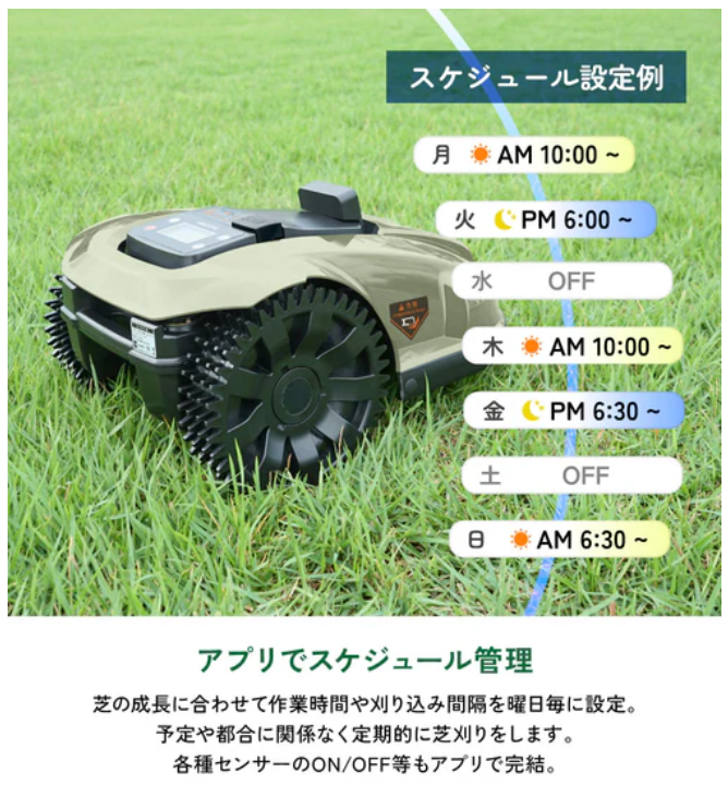 PLOW　プラウ　ロボット芝刈機　AGC210
