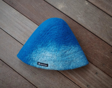SaunaCamp.　サウナハット（Blue）
