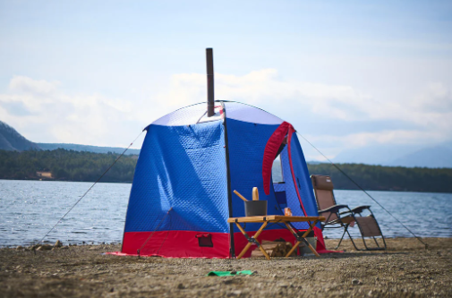 3層式テントサウナ　MORZH LUX（モルジュ ラックス）Black（STOVE 1.2）