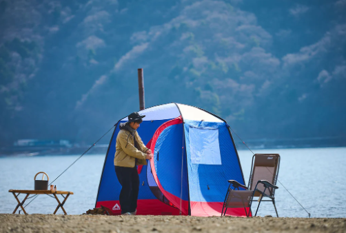 3層式テントサウナ　MORZH LUX（モルジュ ラックス）Black（STOVE 1.2）