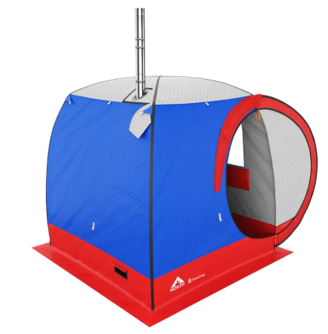 3層式テントサウナ　MORZH LUX（モルジュ ラックス）Blue-Red（STOVE 1.2）