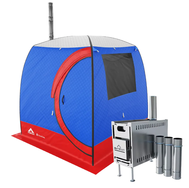 3層式テントサウナ　MORZH LUX（モルジュ ラックス）Tricolor（STOVE 1.2）