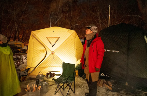 3層式テントサウナ　MORZH CUBE（モルジュ キューブ）Beige（STOVE 2.0）